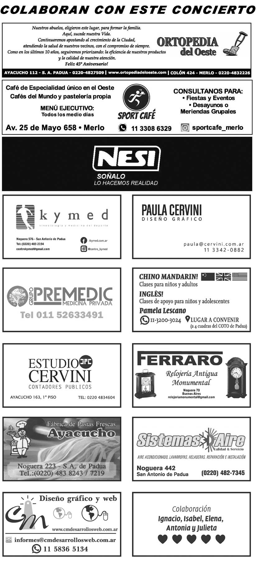 Concierto Aniversario Padua Ciudad en Iglesia de San Antonio de Padua- Rocio Giordano y Demian Apicella